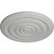 Ekena Millwork Carton Smooth Ceiling Medallion (Fits Canopies up to 9 1/8"), Hnd-Painted Frost, 29 1/8"OD x 1 1/2"P CM29CAFRF - alternate 2